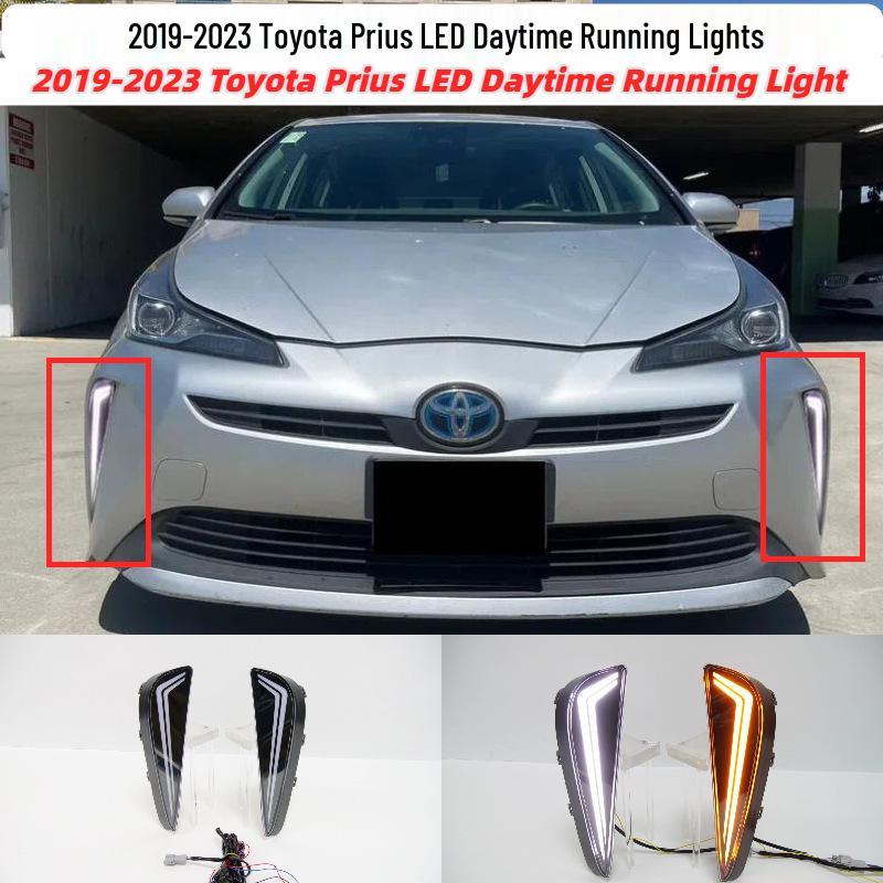 Flowing LED Daytime Running Lights for 2019-2023 Toyota Prius