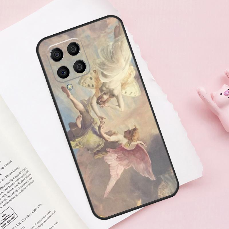 Renaissance Angels For Samsung Galaxy M54 M34 M14 M53 M33 M13 M12 M32 M52 M20 M15 M55 M21 M51 M31s M30s Case