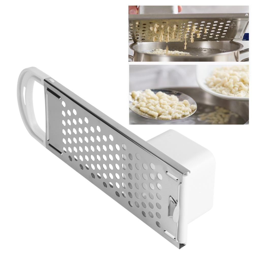 with Safety Pusher Noodle Maker Ergonomic Handle Pasta Machine Spaetzle Maker Dumpling
