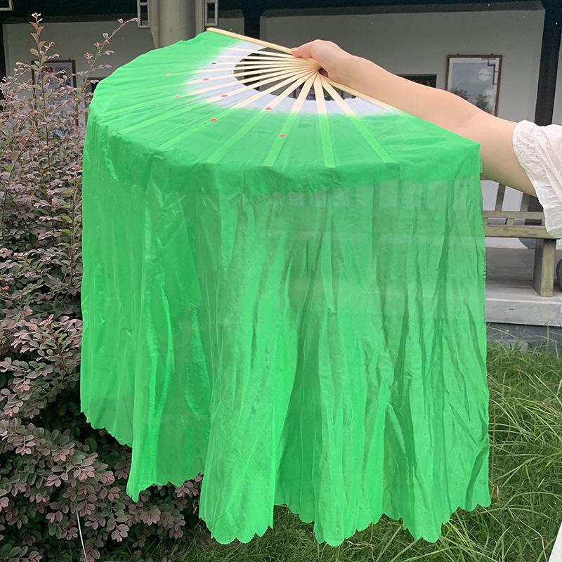 1-Foot Double-Sided Yangge Dance Fitness Fan Prop