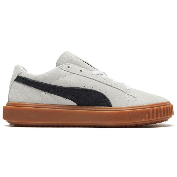 Puma Court Breaker Suede Low-Top Sneakers Unisex Sneakers White 366079-06
