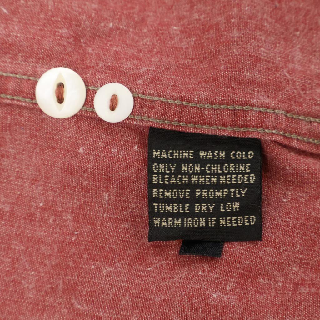 RRL Red Long Sleeve Shirt Tops M RedUsed