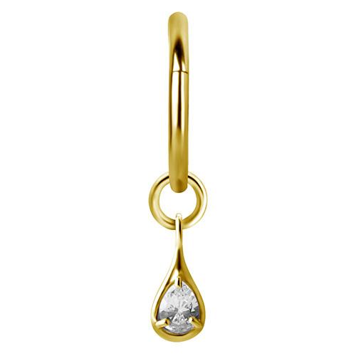 Charms - Cyrkonia - Złoty - D-016