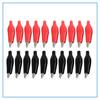 20 Pcs Crocodile Type Clip 28MM Black Red Blue Black Yellow Soft Plastic Coated Testing Probe Mini Alligator Test Clips