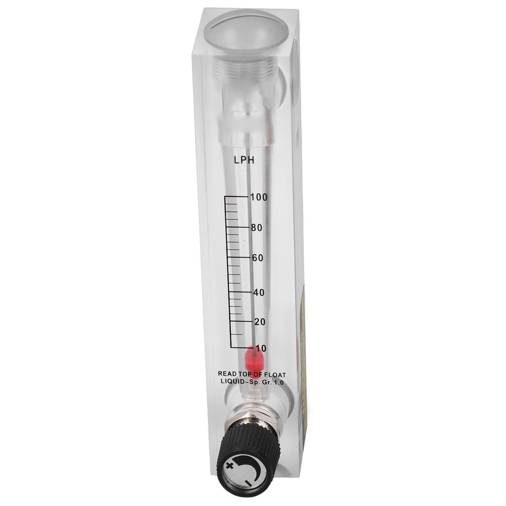Liquid Flow Meter Adjustable Panel High Accuracy 10‑100LPH Acrylic Water Flowmeter