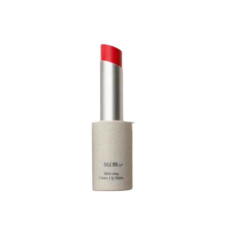 [SU:M37] Skinstay Glossy Lip Balm 4.2g (Coral) Moisturizing & Glossy Lip Care