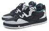 1807 X Li Ning Wave PRO Skateboard Shoes Women's Low Top Black/White AECR066-1