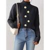 2025 New Autumn and Winter Fashionable Tops Casual and Versatile Commuter Women's Half Turtleneck Pullover Sweater