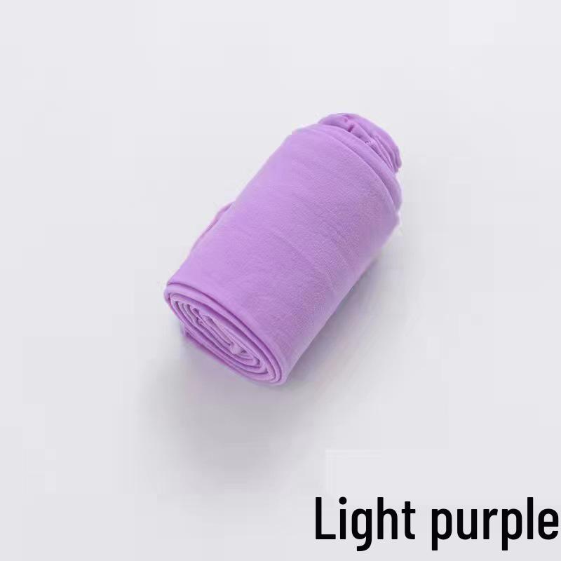 Girls' White Velvet Dance Tights - Thin 80D for Spring, Summer & Autumn