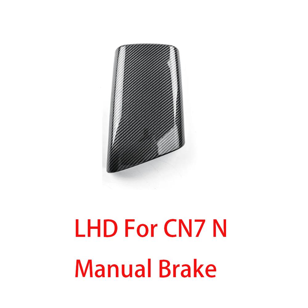 For Hyundai Elantra CN7 N /CN7 Car Armrest Cushion Cover Carbon Fiber ABS Console Armrest Box Pad Cover LHD/RHD