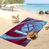 West Ham United Fußball-Print Strandtuch, Großes Weiches Schnelltrocknendes Handtuch für Strand Camping Schwimmen