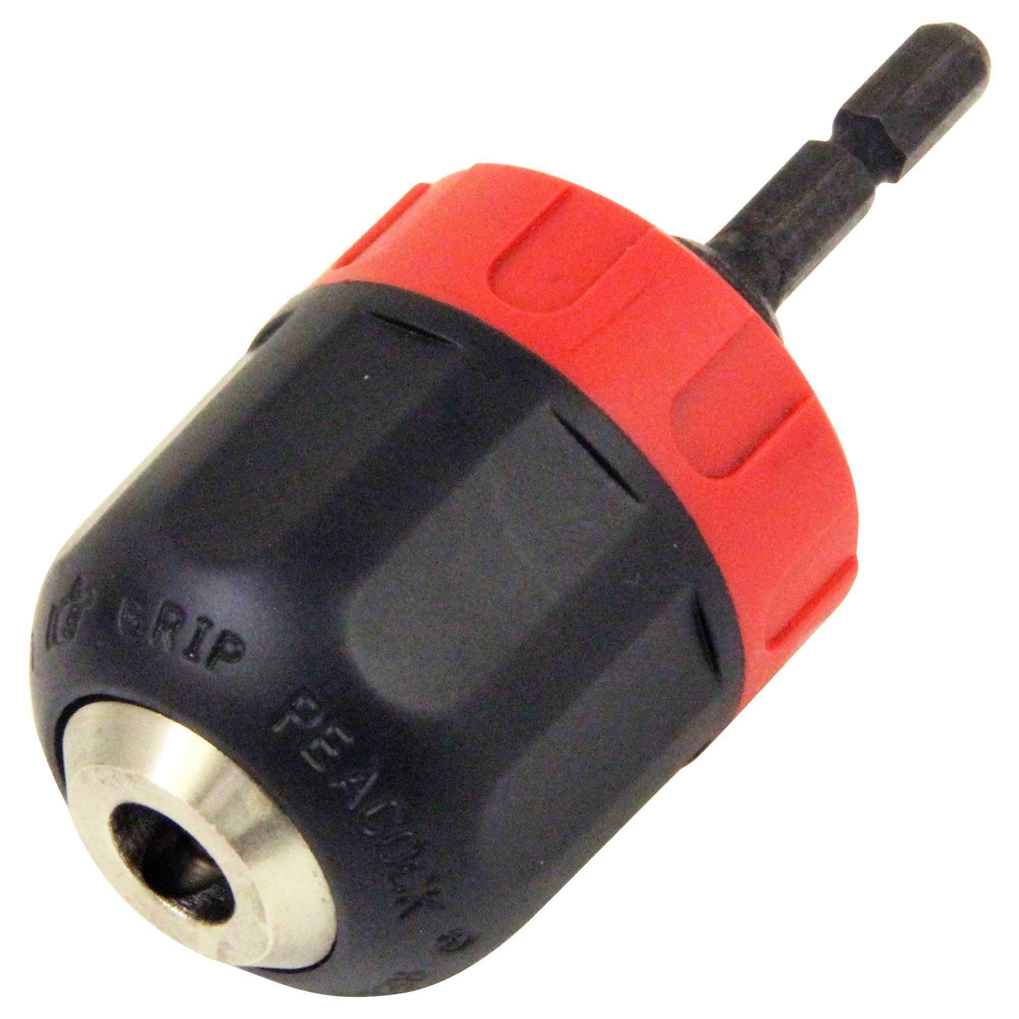 

Two Tone Color Keyless Drill Chuck E-Value BLACK&RED