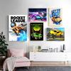 Rocket League Spiel Poster Neon Videospiel Leinwand Malerei Wand Kunst Bild für Moderne Jungen Zimmer Wohnzimmer Home Decor Cuadros