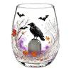 Halloween 3D Glass Cup with Embossed Design Tumbler for Holiday Party and Gifts