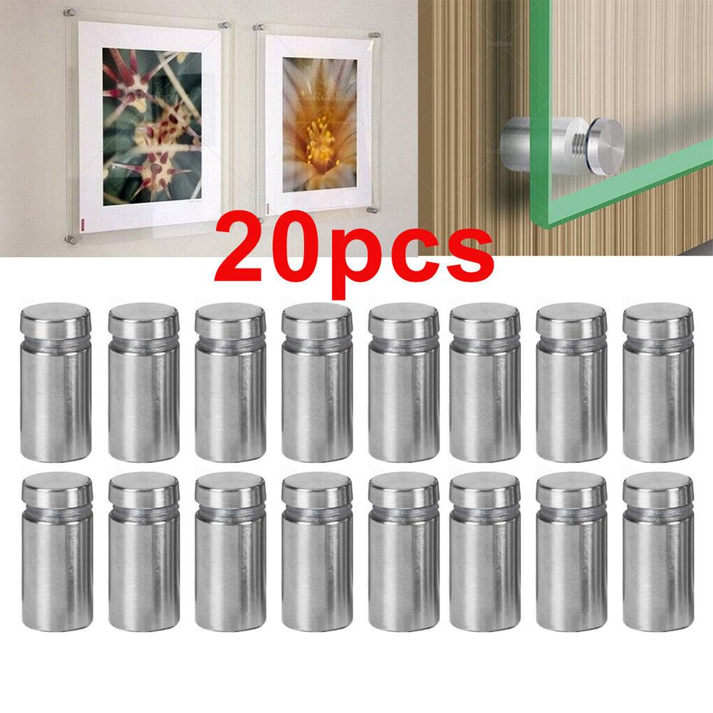 

20 PCS Stainless Steel Stand Off Bolts for Secure Installation of Acrylic and Glass Signage Advertisement Fixings China Mainland