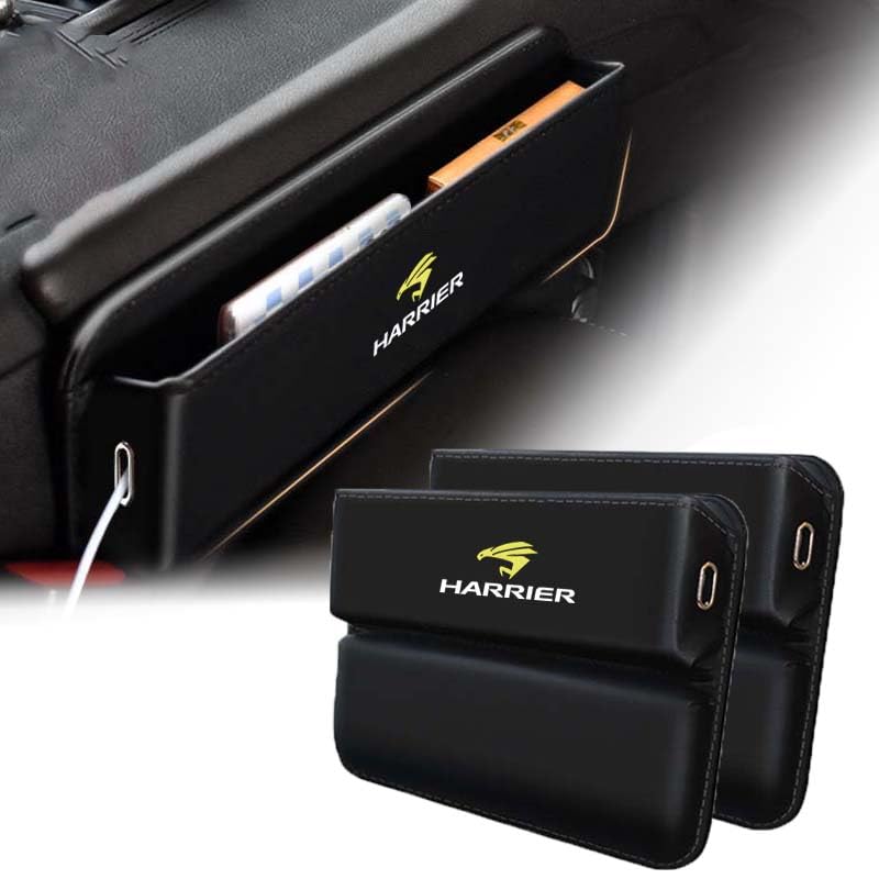 

BATIZI Ящик для хранения в щель между сиденьями автомобиля Harrier [2 штуки] Серии 60, 80, Боковой отсек для хранения HARRIER чёрный