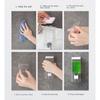 Bathroom Non-punching Manual Press Soap Dispenser Wall Hanging Traceless Paste Disinfectant Bottle Transparent Soap Dispenser