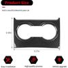 Carbon Fiber Front Cup Holder Panel Trim Cover Decoration Interior Accessories Compatible with Chevy Suburban SUV 2020-2023,for Chevrolet Tahoe