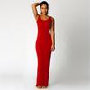 Summer Women's New Casual Sexy Tank Top Long Dress Sleeveless Slim Fit Dress