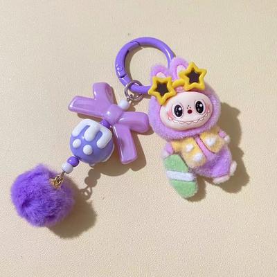 Star Skateboard Rag Keychain Bag Pendant Mobile Phone Chain Student Cartoon Doll Pendant