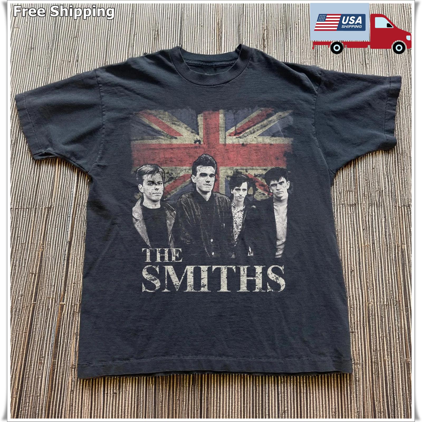 90s The Smiths Vintage Unisex Black T-shirt Size S-5XL S