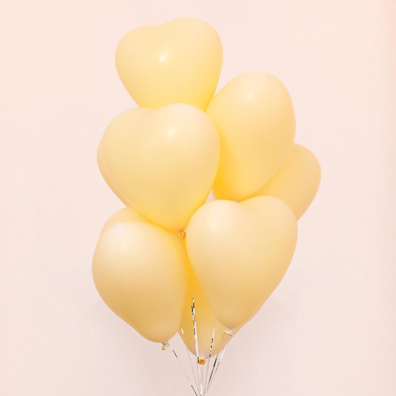 10pcs 10inch Pastel Latex Colorful Balloon Macaron Heart Pink Blue Balloon Wedding Birthday Party Baby Show Decoration Ball