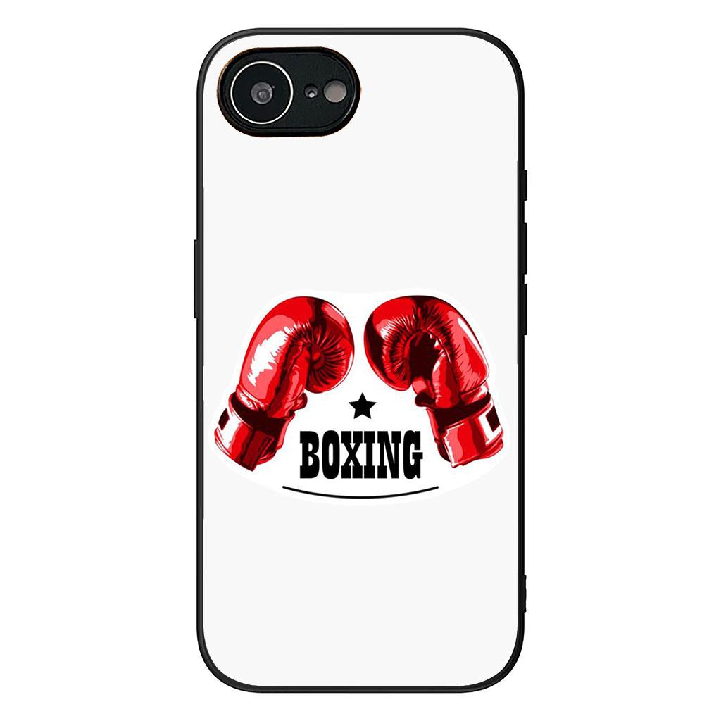 Strong Boxing Gloves Kickboxing Casing Phone Cover for Apple iPhone 16 15 14 11 Pro Max 7 8 Plus SE2 SE3 SE 2022 2020 Case