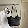 Torba dużej pojemności - Stylowa, na jedno ramię, modna, codzienna, vintage, rekreacyjna torba typu tote
