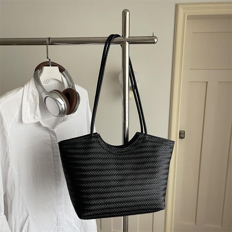 Torba dużej pojemności - Stylowa, na jedno ramię, modna, codzienna, vintage, rekreacyjna torba typu tote