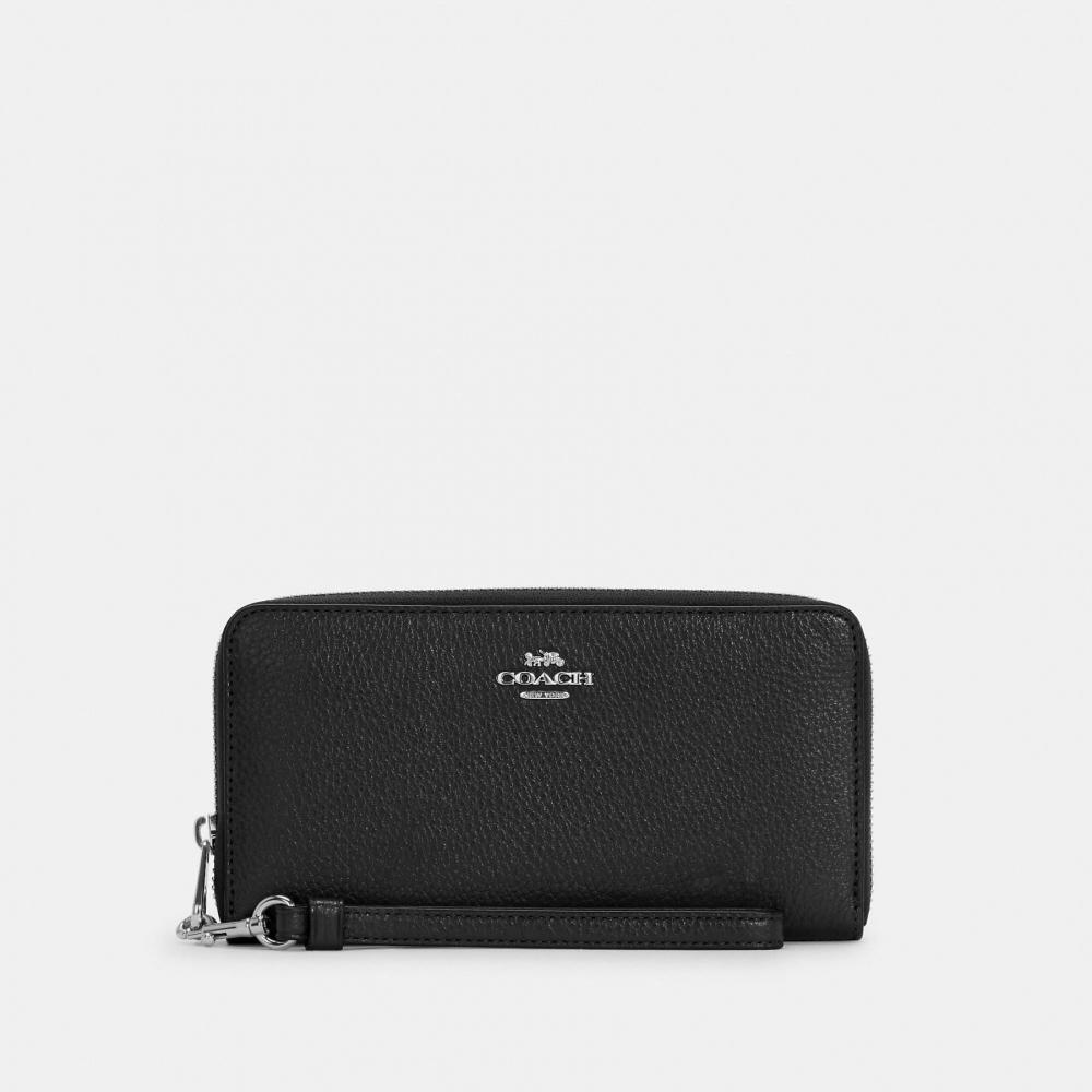 

Длинный кошелек Coach на молнии по кругу
