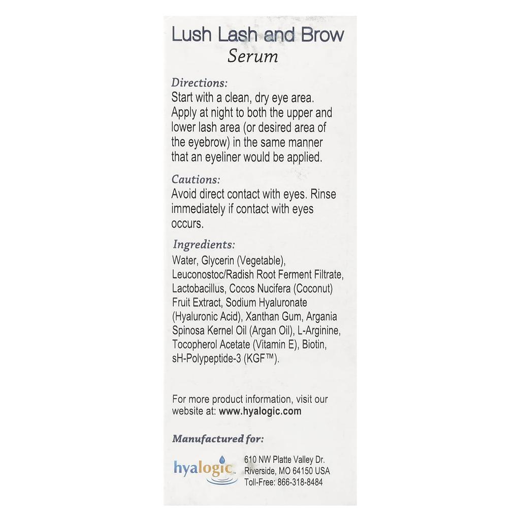 Lush Lash & Brow Serum, 5 Ml (.17 Fl Oz)