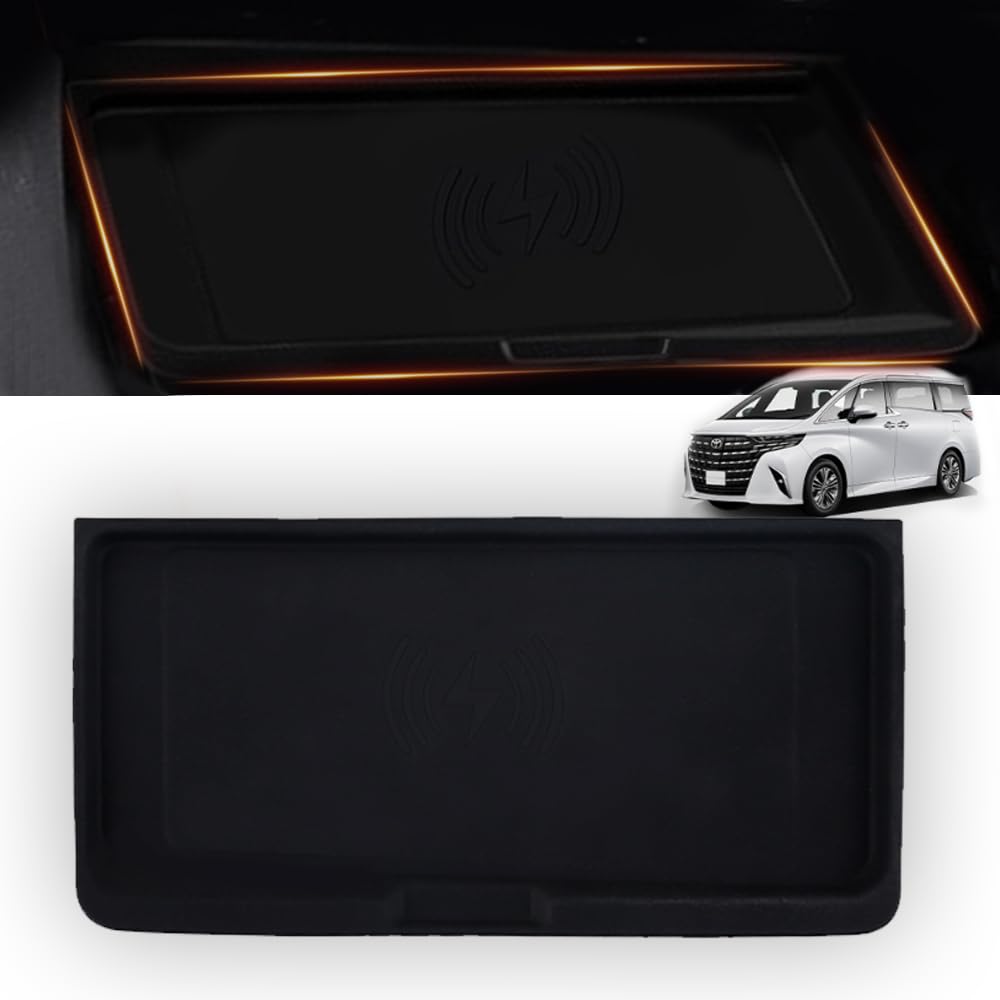 

KASELIN Alphard 40 Series Vellfire/Bellfire 40 Series Open Tray Mat Center Console Tray Wireless standard чёрный