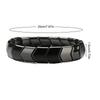 Hämatit Armband Herren Natürliche Mode Accessoires Beruhigender Schmuck Armband für Herren Väter Arbeit Büro Studium Tägliche Sportarten
