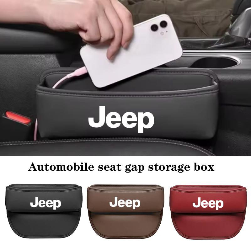 Multifunction Car Seat Gap Organizer Seat Crevice Slot Storage Bag For Jeep Grand Cherokee Wrangler JK Gladiator Compass Patriot