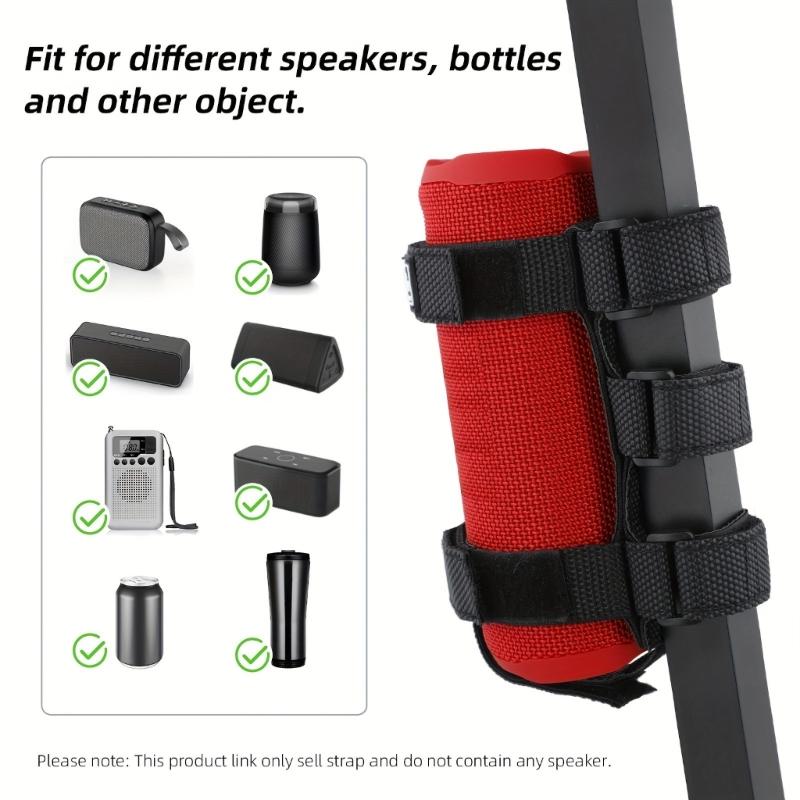 Universal Bike Speaker Strap With Adjustable Hook And Rings Fastener For Outdoor Sports And Cycling Accessories