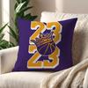 L-LeBron-J-James Basketball cushion cover Pillow Sofa Printing Decoration Room Home Office Coffee Shop Car Nordic Simplicity