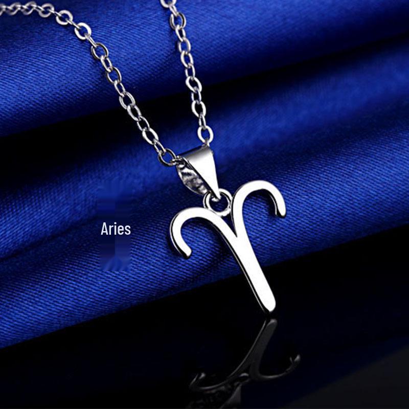 Women's Korean Fashion Constellation Pendant Necklace