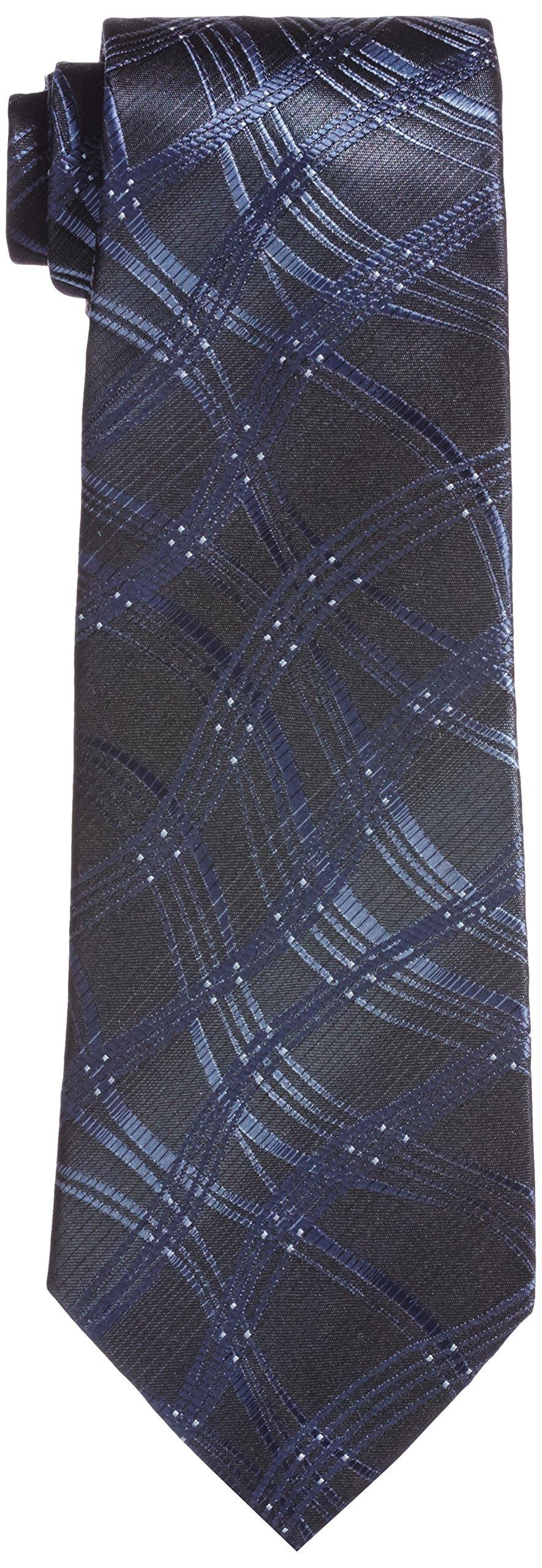(HIROKO KOSHINO HOMME) Necktie, Geometric Pattern, 003254-20000-2920 02 Navy base, Geometric pattern, FREE