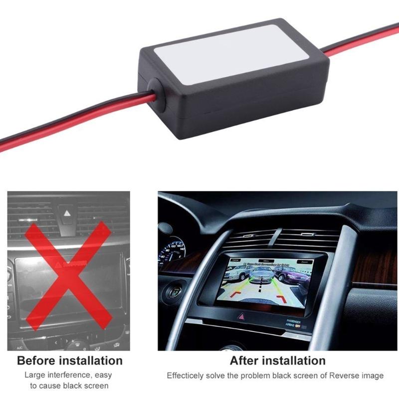 Power Filters Reverse Rectifier 12V Reactors Solve Rear View Camera Interference Relay Ripple Splash- Screen Ballasts