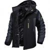 Winter New Men's Ski Jacket Large Size Loose Velvet Thickened Hooded Warm Cotton