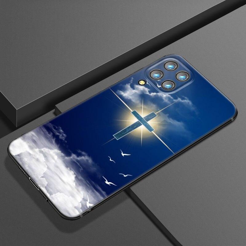 Jesus Christ Cross Phone Case For Samsung Galaxy A21 A30 A50 A52 S A13 A22 A32 4G A23 A33 A53 A73 5G A12 A31 A51 A70 A71 A72