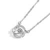 Accessories Beating Heart Necklace Women, Round Pendant Korean Edition Fashion Personalized Collarbone Chain Women