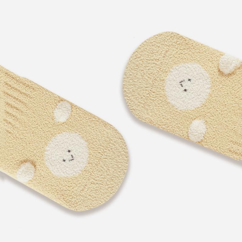 Winter New Thickened Warm Coral Fleece Baby Long Socks Newborn Kids Cute Warmer Knee Socks Girls Infant Boys Boneless Socks