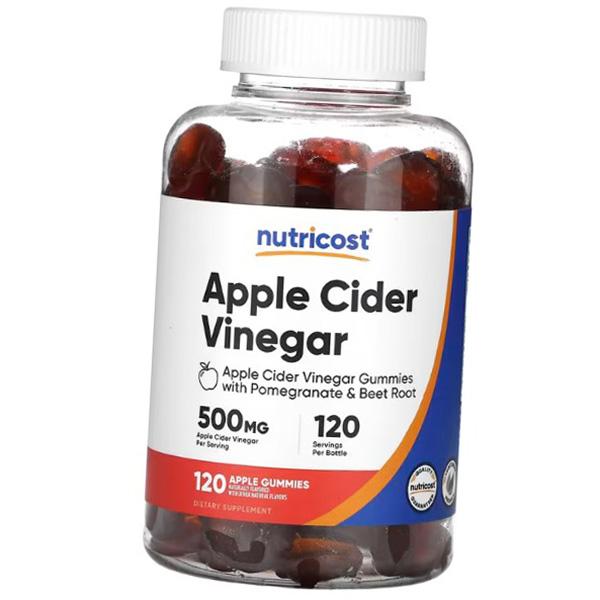 Apple Cider Vinegar In Gummy Candies, Apple Cider Vinegar Gummies, Nutricost (72647053)