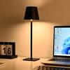 Tledtech Rechargeable Night Light, Desk Lamp [Cordless, Touch Control], Bedside Light, 3 Color Switching, Stepless Dimming, USB Charging, IPX4