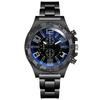 Men's Sports Mesh Belt Luminous Watch Men's Hollow Calendar Blue Light Watch Dial Design High Quality Luxury Mens Watch