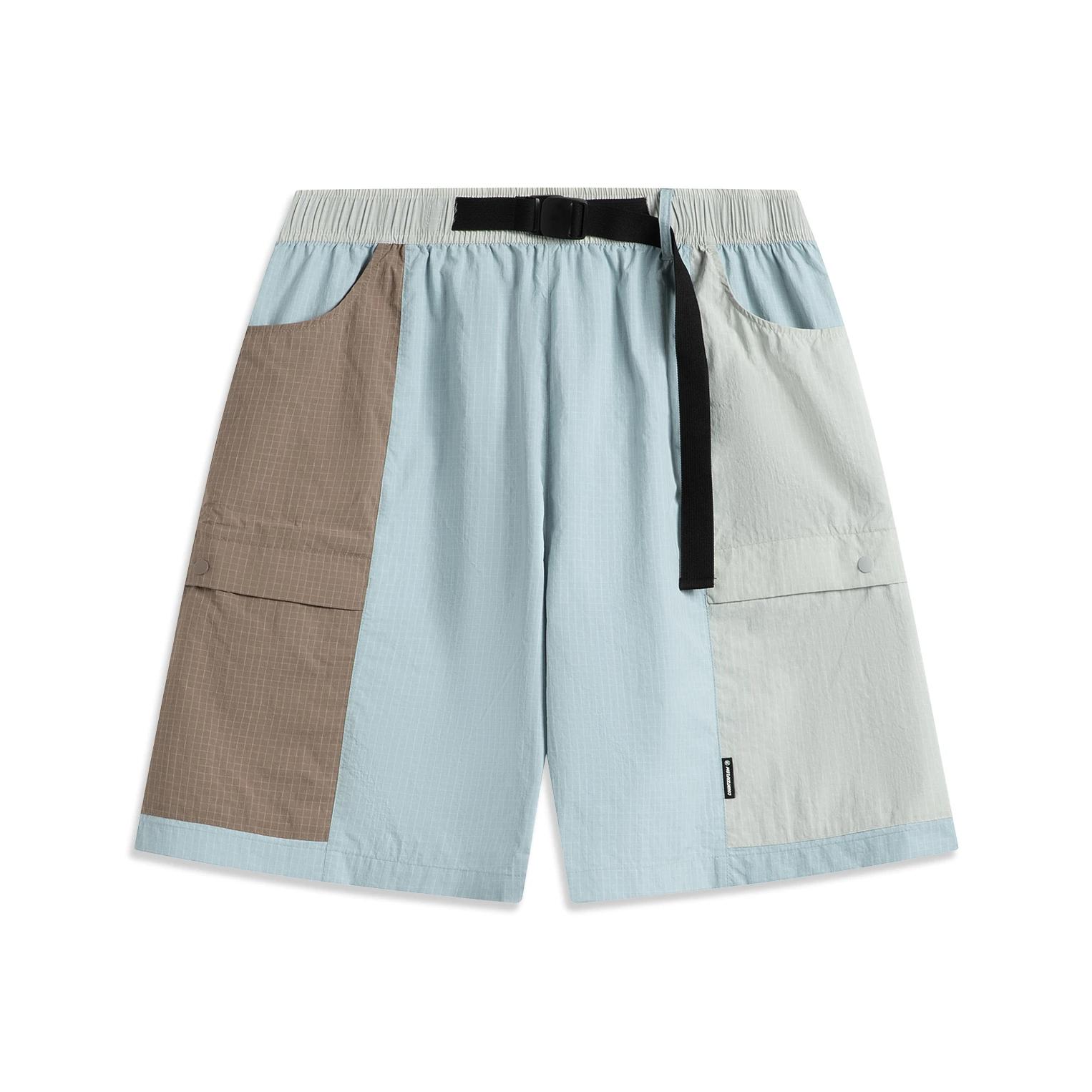 

Li-Ning Серия Outdoor Спорт Кэжуал Простые Цветные блоки Удобные Универсальные Свободные Рабочие шорты Мужские шорты AKSV229-4 L