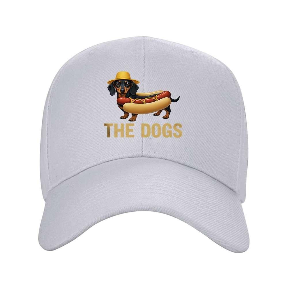 Dachshund Hot Dog Costume Baseball Cap Quirky Dog Lover Casual Adjustable Hat