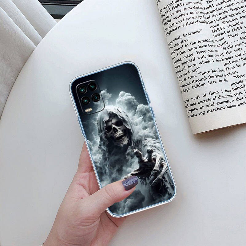 MH66 Grim Reaper Skeleton Skull Case for Motorola E7 G6 G7 G8 G9 Plus Power Play G10 G20 G04 E30 E40 E22 E20 E13 E15 G22 G23 G05 G75 G35 G55
