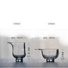 Japanese Style 120/150ml High Borosilicate Heat-resistant Glass Fair Cup Tea Pitcher Chahai Kungfu Tea Dispenser Tea Set Access